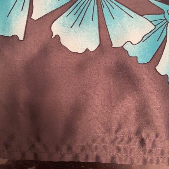 Vero Moda Grey/turquoise floral print sleeveless mini dress size 34 - Picture 14 of 15